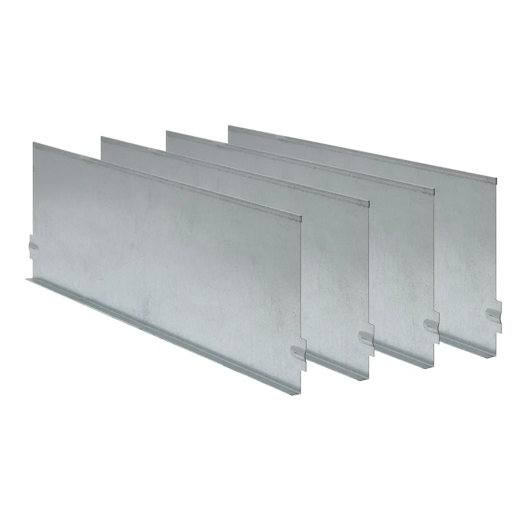 9826T – WEATHERGUARD Van Storage System Shelf Bin Divider, 16 Inch Length x 6 Inch Height Set of 4 Steel Gray